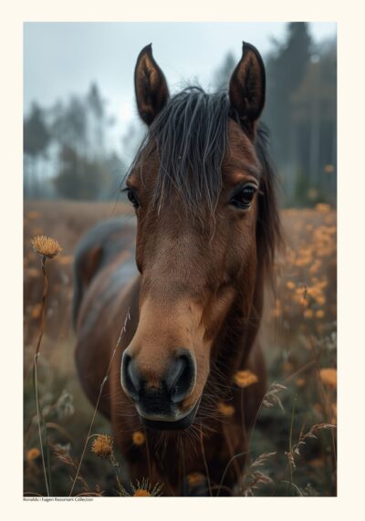 Häst i hagen Poster