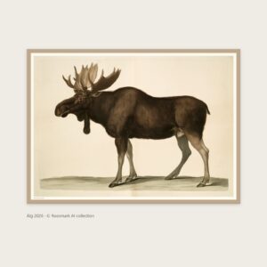 Älg – AI-posters av Caroline Roosmark
