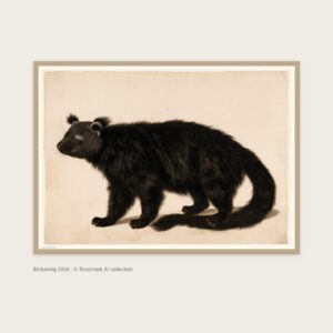 Binturong – AI-posters av Caroline Roosmark