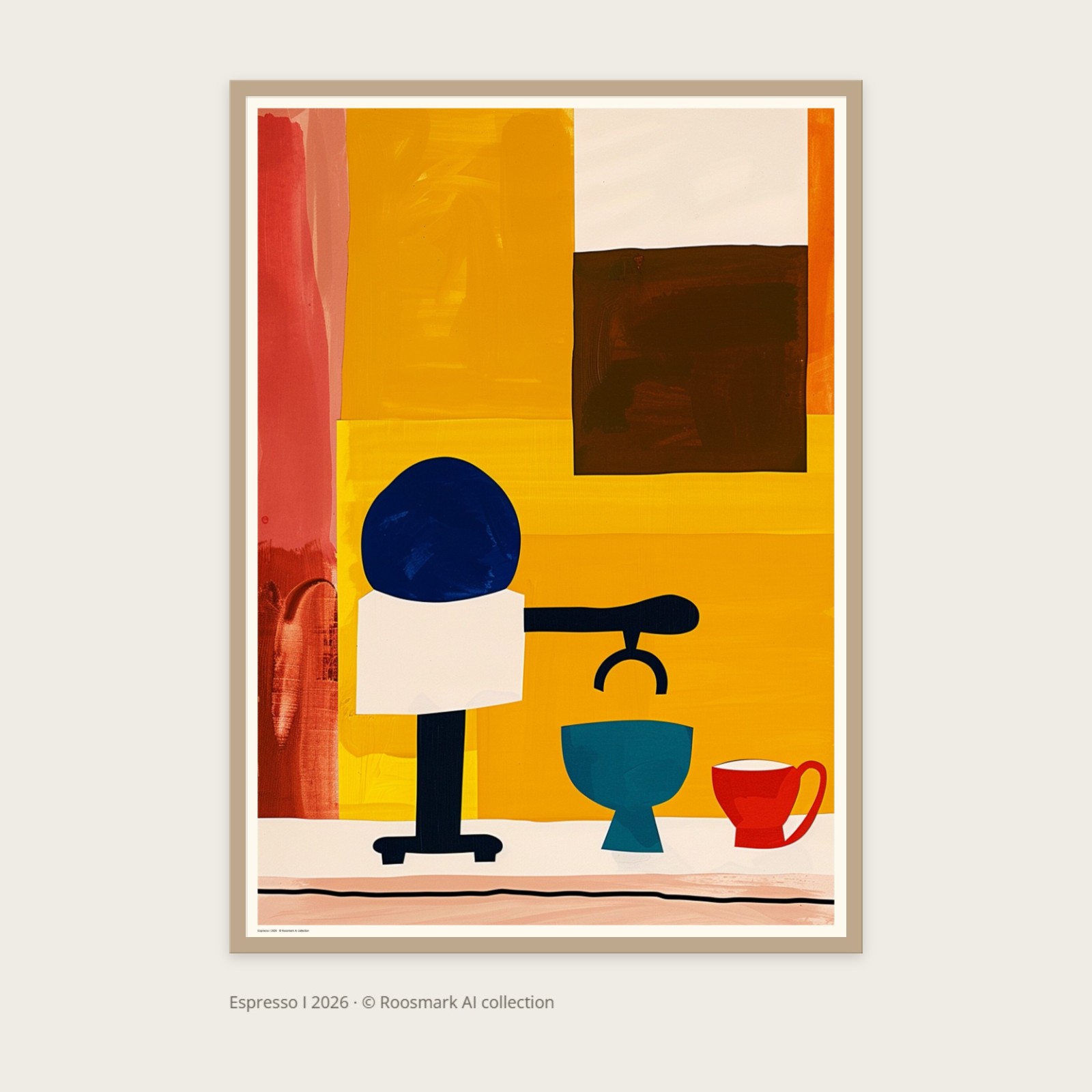 Espresso I – AI-posters av Caroline Roosmark