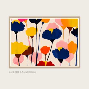 Koriander I – AI-posters av Caroline Roosmark